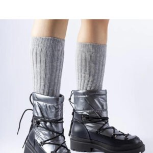 Czarno-szare śniegowce ze ściągaczem Eagleville - Solea