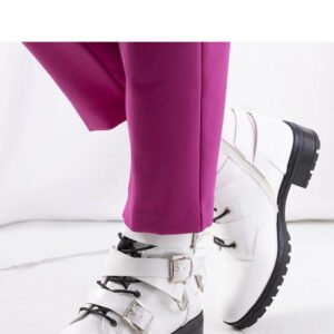 Białe botki Donsa - Solea