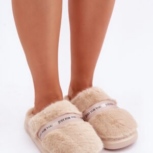 Kapcie Model Savalithea FA-198 Beige - Step in style