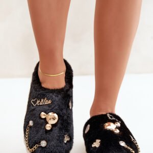 Kapcie Model Ivelfedi BG186P Black - Step in style