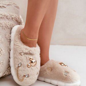 Kapcie Model Ivelfedi BG186P Beige - Step in style