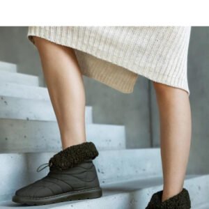 Zielone ocieplane śniegowce ze ściągaczem Caellita - Solea