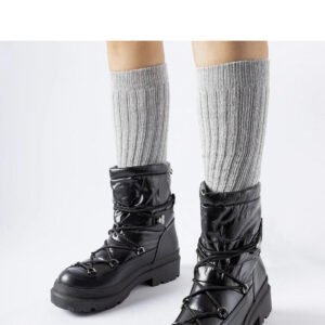 Czarne śniegowce ze ściągaczem Eagleville - Solea