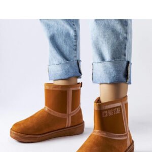 Brązowe śniegowce Big Star KK274612 - Solea