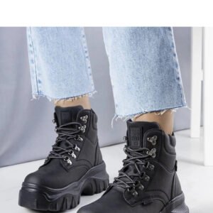 Czarne trapery Big Star KK274368 - Solea