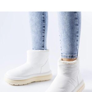 Białe ocieplane śniegowce Linwood - Solea