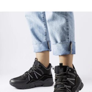 Czarne trapery Big Star KK274218 - Solea