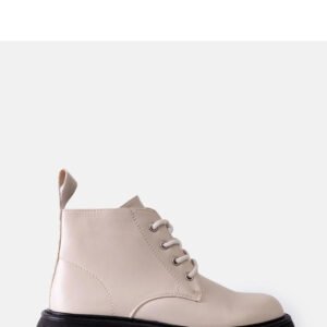 Beżowe botki typu glany Solis - Solea