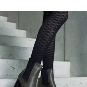 Zielone wsuwane botki na słupku z eko-skóry Motena - Solea