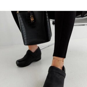 Czarne półbuty na platformie Montoro - Solea