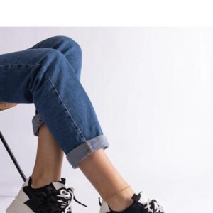 Czarne sneakersy sportowe damskie Alva - Solea