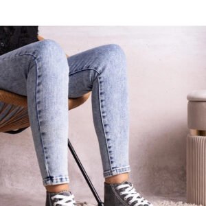 Czarne wysokie trampki z siateczki błyszczącej Ranifali - Solea