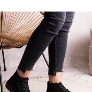 Czarne wysokie trampki Rafife - Solea