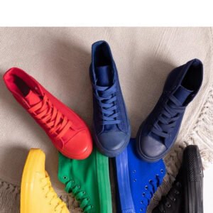 Ciemnoróżowe wysokie trampki Rafife - Solea