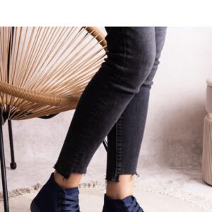 Granatowe wysokie trampki Rafife - Solea