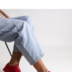 Czerwone trampki z eco skóry Mahasina - Solea