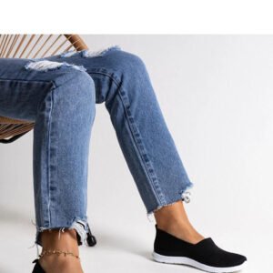 Czarne wsuwane tenisówki Shalha - Solea