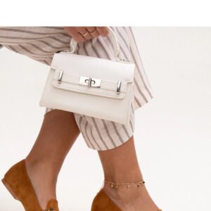 Brązowe mokasyny z klamerką Zamari - Solea