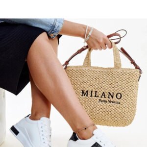 Biało-czarne sneakersy z cyrkoniami Giulia - Solea