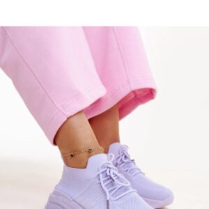 Fioletowe sneakersy na masywnej podeszwie Kassi - Solea