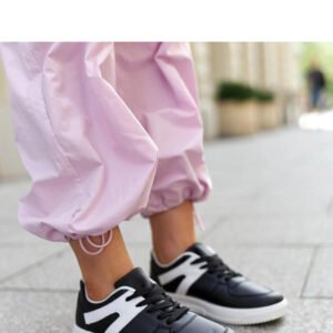 Czarne sneakersy sportowe Hagara - Solea