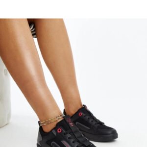 Czarno-szare sneakersy damskie CROSS JEANS LL2R4012C - Solea