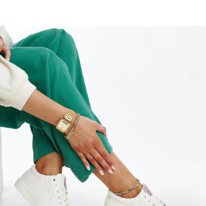 Białe damskie trampki eko skora CROSS JEANS - Solea