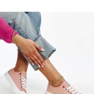 Różowe damskie trampki CROSS JEANS - Solea