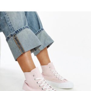 Różowe wysokie trampki Vinka - Solea