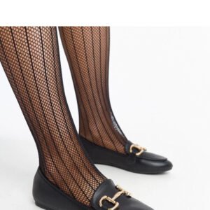 Czarne mokasyny z klamerką Tanja - Solea