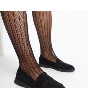 Czarne zamszowe mokasyny Nibras - Solea