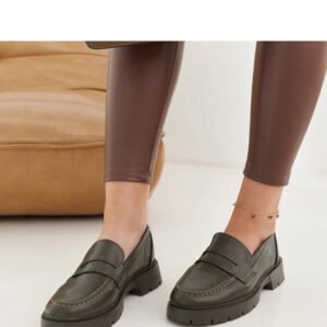 Zielone mokasyny Maybritt - Solea