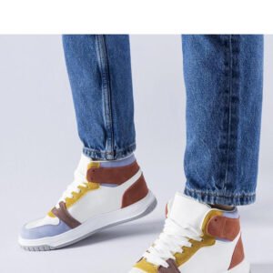 Fioletowe sneakersy za kostkę Elizabeth - Solea