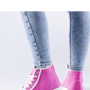 Ciemnoróżowe wysokie trampki Pozzuolo - Solea