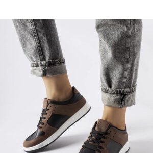 Brązowo-czarne sneakersy Jacqueline - Solea