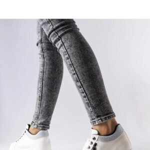 Białe sneakersy na koturnie Birmingham - Solea