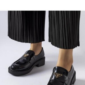 Czarne damskie mokasyny Milne - Solea