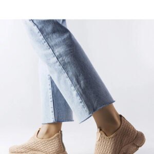 Beżowe sportowe sneakersy wsuwane  Obenor - Solea