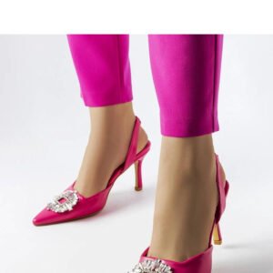 Różowe szpilki z cyrkoniami Mo?se - Solea