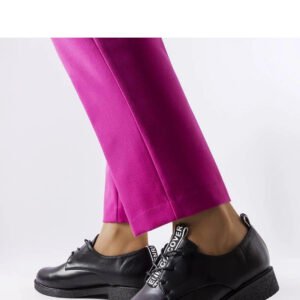 Czarne wiązane półbuty Edmonton - Solea