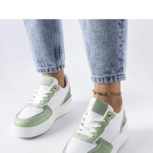 Zielone sneakersy na platformie Tooele - Solea