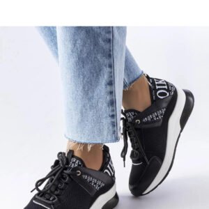 Czarno-białe sneakersy Vinceza - Solea