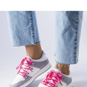 Białe retro sneakersy Shari - Solea