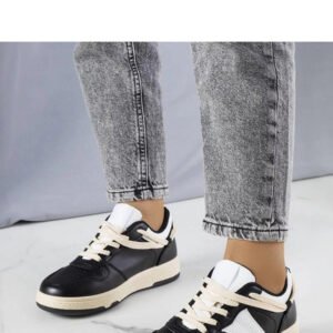 Czarne damskie sneakersy Marcella - Solea