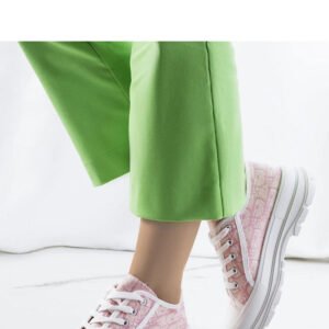 Różowe trampki na platformie Valida - Solea