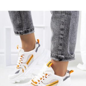 Białe sneakersy damskie Bernier - Solea