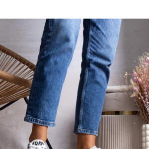 Biało czarne trampki damskie Rimmie - Solea