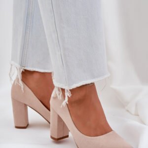 Czółenka Model Florena NF-47P Beige - Step in style