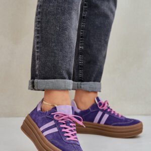 Buty Sportowe Model Zazoo N1068S4 Dark Violet - Step in style