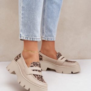 Mokasyny Model Zazoo 20191 Light Beige - Step in style